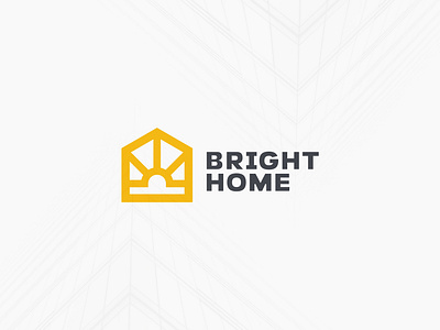 Bright Home: Professional Real Estate Logo Design branding brighthome dribbbleshot graphic design home home and sun homeicon icon identitydesign inspiration logo logodesign logosell logoservices professionaldesign realestate realestatelogo sun