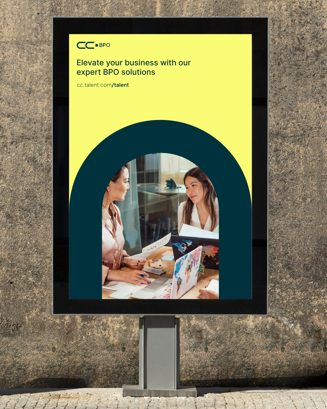 Brand touch-up and Re-branding for CCDot branding logo