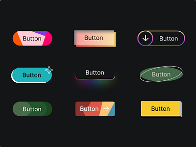 Colorful Button Design in Figma button buttons colorful graphic design ui uiux user interface ux web design website