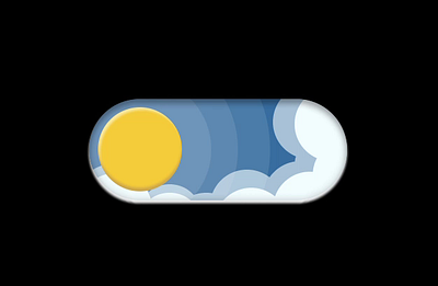 Day & Night Toggle Button 🌞🌙 animation graphic design