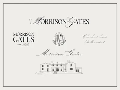 Morrison Gates Interiors Branding brand design branding branding agency concept logo