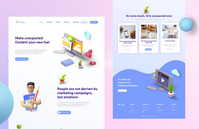 Aman Landing page aman landing page figma landingpage ui