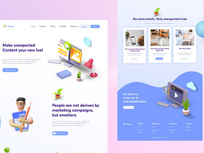 Aman Landing page aman landing page figma landingpage ui