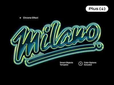 Y2K Glass Chrome Text Effect chromatic chrome download effect glass glow glowing logo logotype metal metallic mockup pixelbuddha psd retro sci fi shiny template text y2k