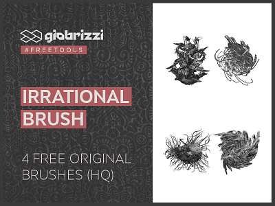 4 Free Original Brushes (HQ) abstract bruh creative commons free free brushes freebie generativeart hd high quality photoshop photoshop brush