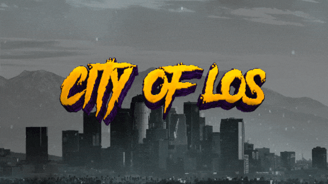 city of los animation logo motion graphics