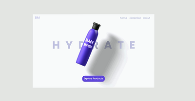 bottle animation 3d animation motion graphics ui