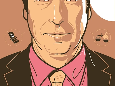 Saul Goodman better call saul breaking bad character illustration