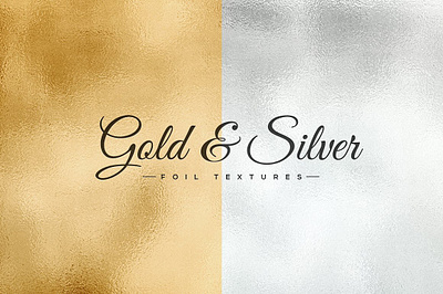 Gold & Silver Foil Textures foil foil stamp glossy gold gold silver foil textures hot foil metallic reflective silver
