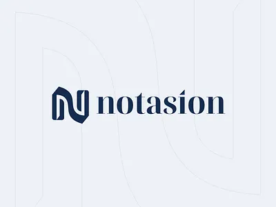 Notasion ✱ Logo Design a b c d e f g h i j k l m n ambigram brand identity branding combination creative design elegant graphic design logo logo concept logo design mark minimalist navy notation paper pen simple visual identity