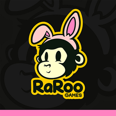 RaRoo Games Logo branding game logo gaming logo video game