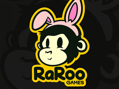 RaRoo Games Logo branding game logo gaming logo video game