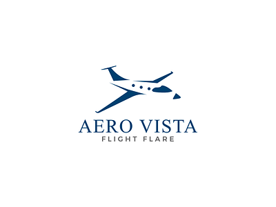 Aero vista Logo Design adobe illustrator airoplane art brand design brand identity pack branding branding design design graphic design illustration illustrator logo plane solid vector vector vector art vista logo