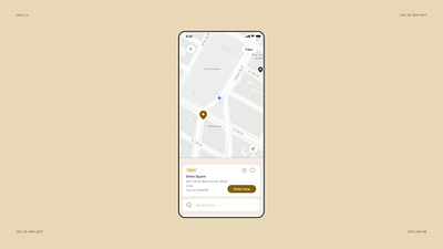 Daily UI #029: Map Hint daily ui ui visual design