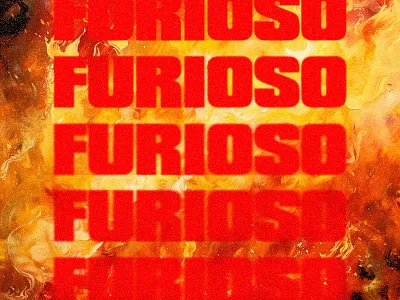 Furioso 1 ai des design graphic graphic design po poster poster a day poster design ty type typography