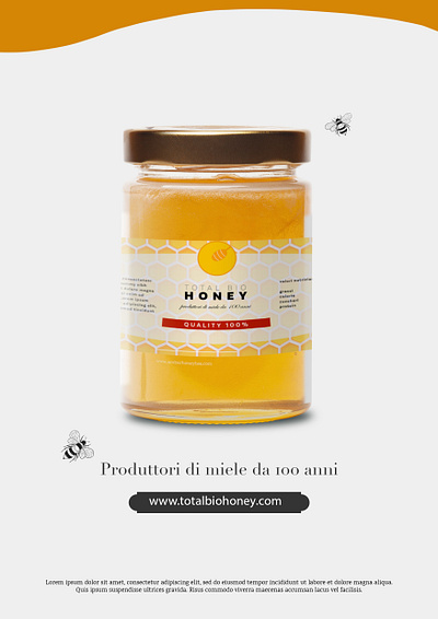 Honey brand studio brand branding graphic design miele mockup