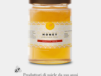 Honey brand studio brand branding graphic design miele mockup