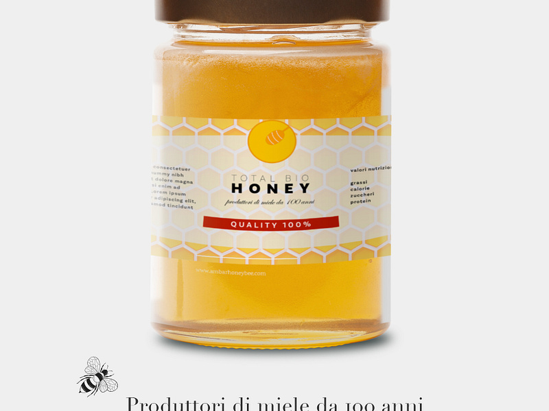 Honey brand studio brand branding graphic design miele mockup