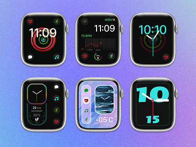 Time meets design: My latest Apple Watch face creations applewatchfaces creativedesign customwatchfaces design designinspiration timekeeping ui userinterface ux watchdesign watchfacedesign