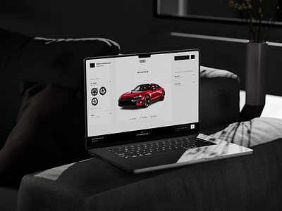 Audi Configurator - UI Design concept car ui configurator ui web