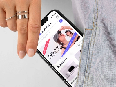 DIGIT CARTS UI/UX design for e-commerce marketplace design e commerce mobile app ui uiux ux web app
