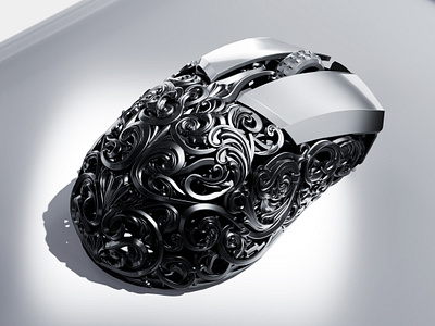 Ornamental mouse 3d blender blender3d mouse product design tech