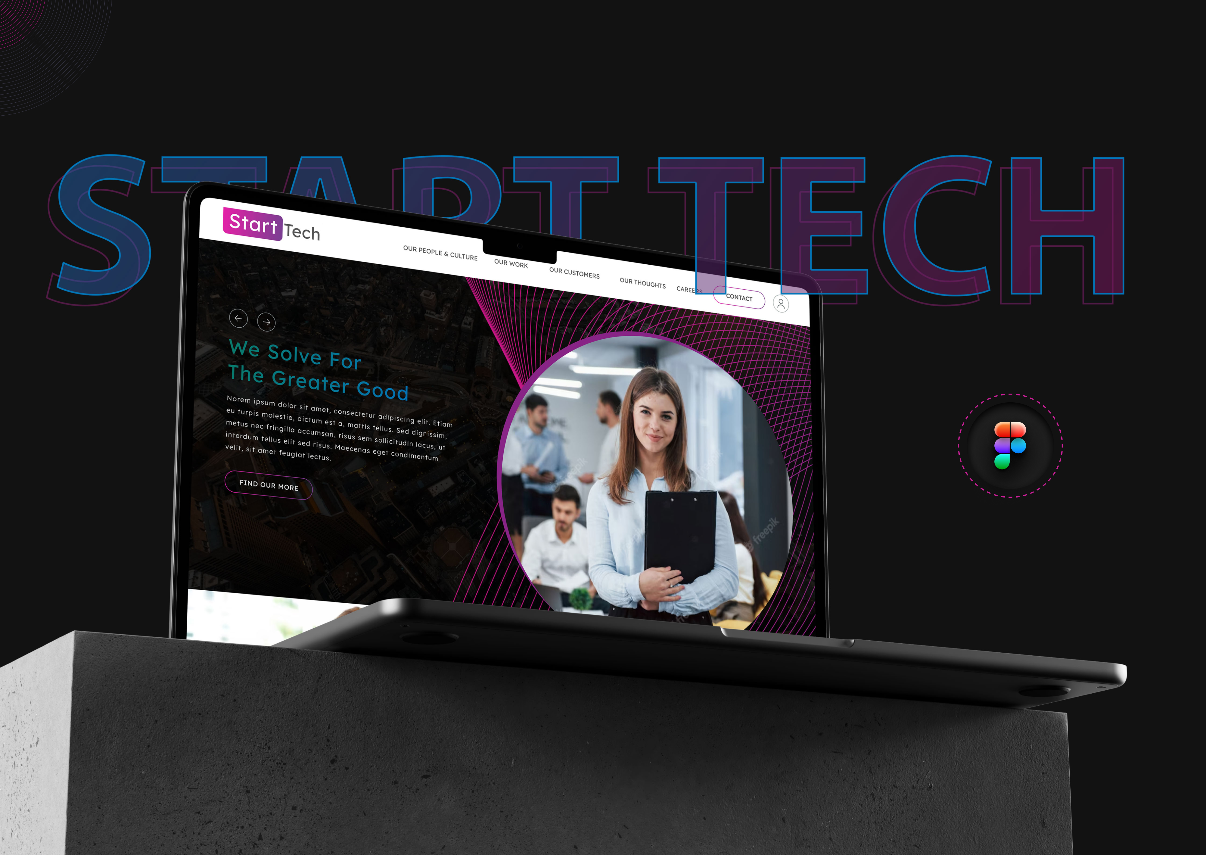 Start Tech - Website Design UI/UX brading design brand design branding company website company website design landing page landing page design responsive design tech design tech website ui uiux design user experience user interface design web design website design website flow website wireframe