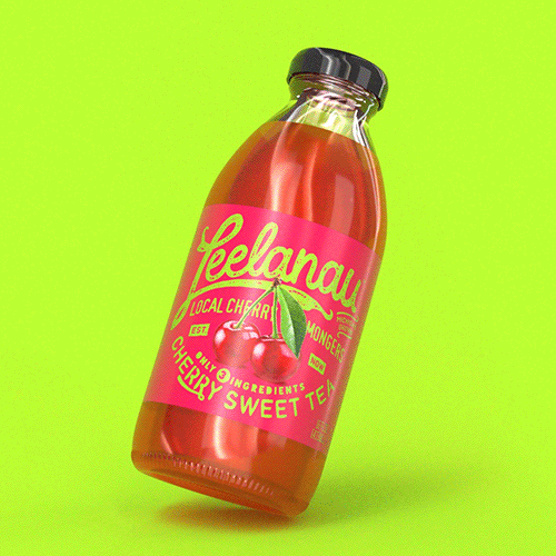 3D visualization for a soft drink bottle 3d bottle cinema 4d design drink glass illustration packaging redshift soft drink visualization