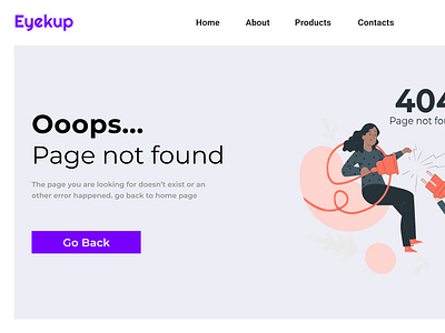 404 Page not found branding design illustration ui uidesign ux
