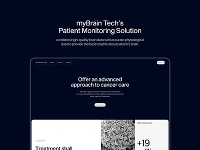myBrain Tech | CNS diseases anxiety brain design eeg electroencephalography health interface logo medicine mental health neuroscience redesign stress ui ux web