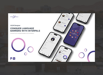 Concept | Language learning apps | UX/UI Design app branding design graphic design logo typography ui ux uxui des uxui design