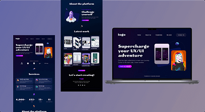 Daily UI #003 Landing page branding daily ui graphic design landingpage ui website