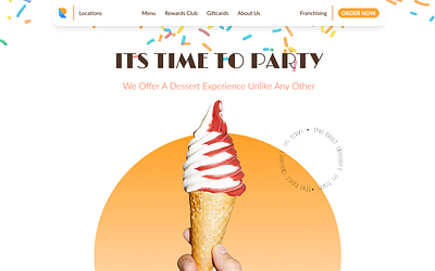 Orange Leaf re-creation design ui ux web design