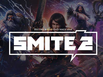 SMITE 2 CONCEPT WEBSITE DESIGN (HYPE FOR THE RELEASE) ⚡️ branding ui videogame web design