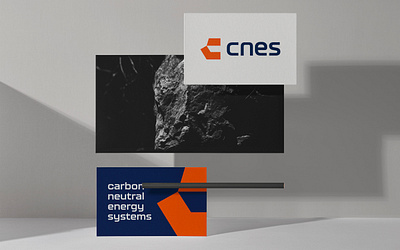 CNES Rebrand brand dev brand mark branding business card business card design custom type eco energy green energy logo rebrand