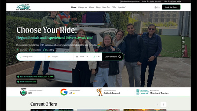 Car Rental Delhi - ReDesign #1 cux hero section redesign ui uxdesign