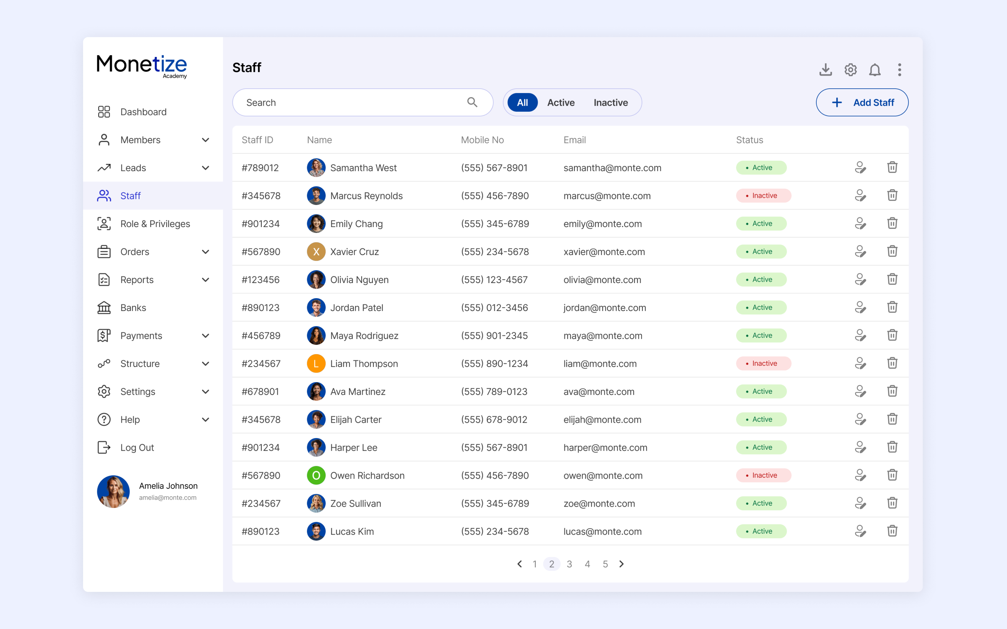 Dashboard Table Component app application dashboard design graphic design lms minimal saas saas ui search table table ui table view ui uidesign uiux ux view all webapp website