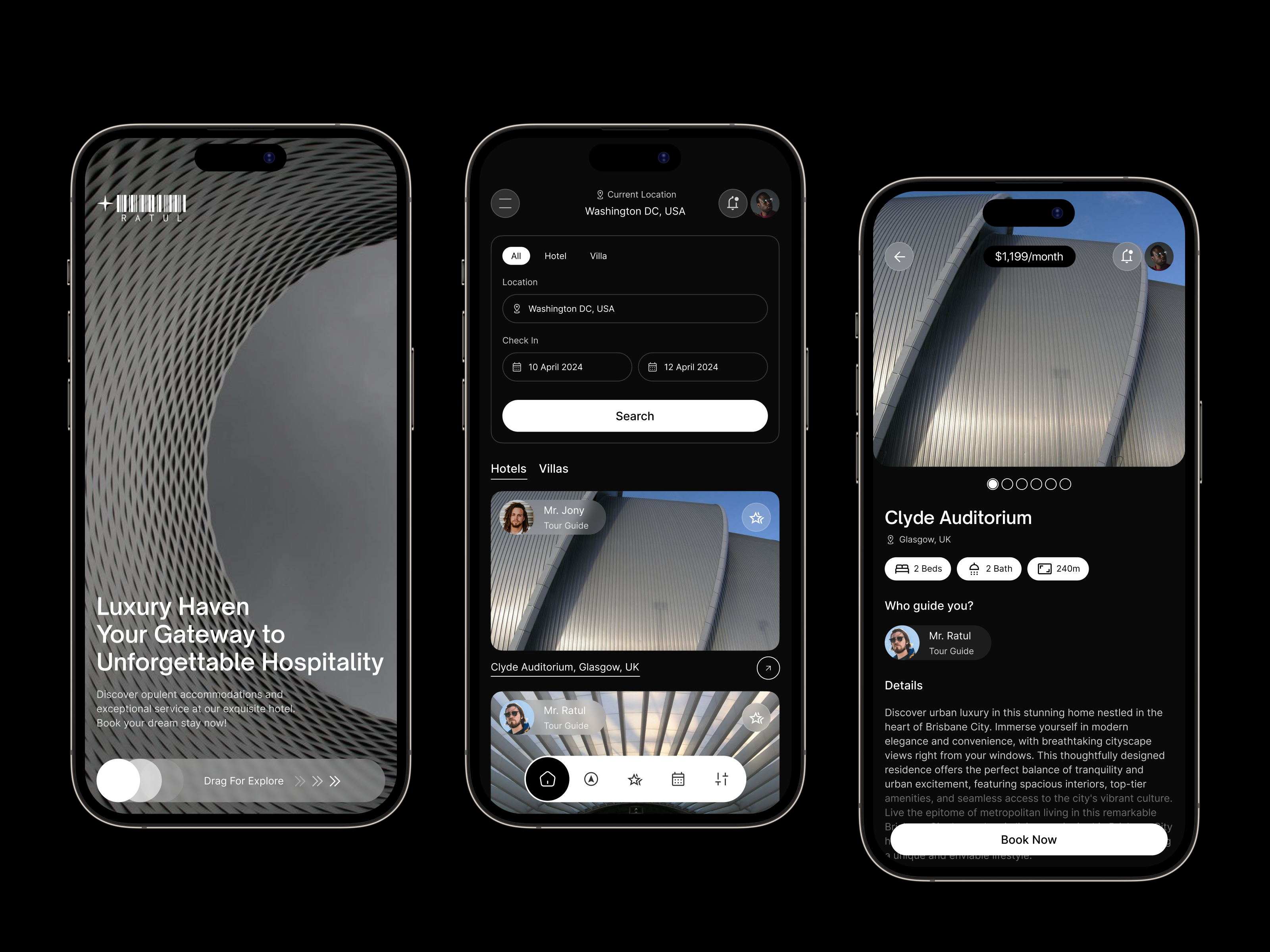 UI/UX For Hotel Booking App Design best ux practices booking experience booking ui clean interface hotel booking app hotel finder hotel reservation hotel ui interactive design minimal ui mobile app design mobile ui modern ui smooth navigation travel app ui travel tech travel uiux uiux design user experience ux research