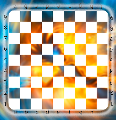 Prototype of a game chessboard for the PC