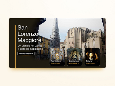Website for tourist - School Project desktop ui web