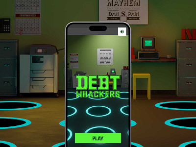 Debt Whackers augmented reality interface design product design sound design ui ux video game