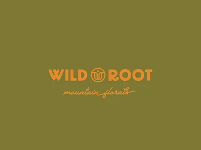 Wild Root Mountain Florals - Primary Logo floral logo florist logo flower company flower company logo flower logo mountain florals outdoor brand outdoor brand logo outdoor company outdoor company logo outdoor logo wild root wild root brand wild root logo