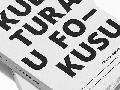 KUF - monograph art direction design graphic design layout photography publication