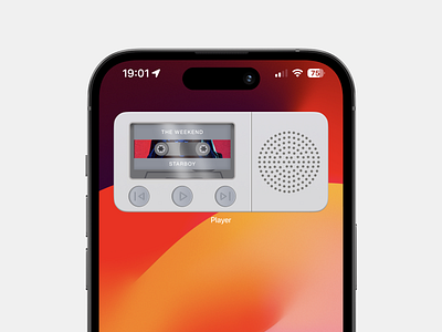 Dieter Rams player widget app ios ui ux widget