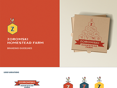 Zoromski Homestead Farm Logo Suite adobe suite brand design branding eggs farm logo graphic design icons illustration logo logo design michigan pizza professional vector wisconsin