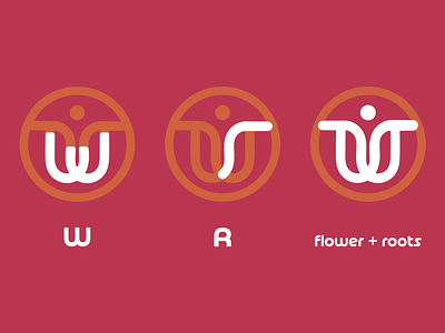 Wild Root Logo - Symbolism + Story floral logo flower logo logo design logo explanation logo symbolism meaning roots logo symbolism