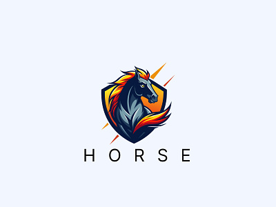 Horse Logo animal animal graphic design animal logo design branding design graphic design horse horse graphic design horse logo horse logo design horse vector logo illustration logo unicorn unicorn graphic design unicorn logo design vector