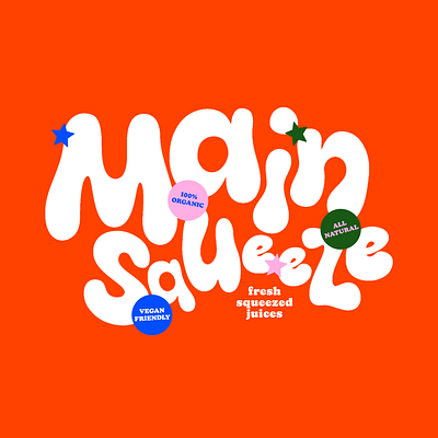 Main Squeeze Rebrand branding design graphic design logo typography vector