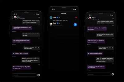Fumble App : Swift UI app ui appdesign chat chats message messages swiftui ui