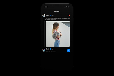 Fumble App : Swift UI app appdesign instagram post threads